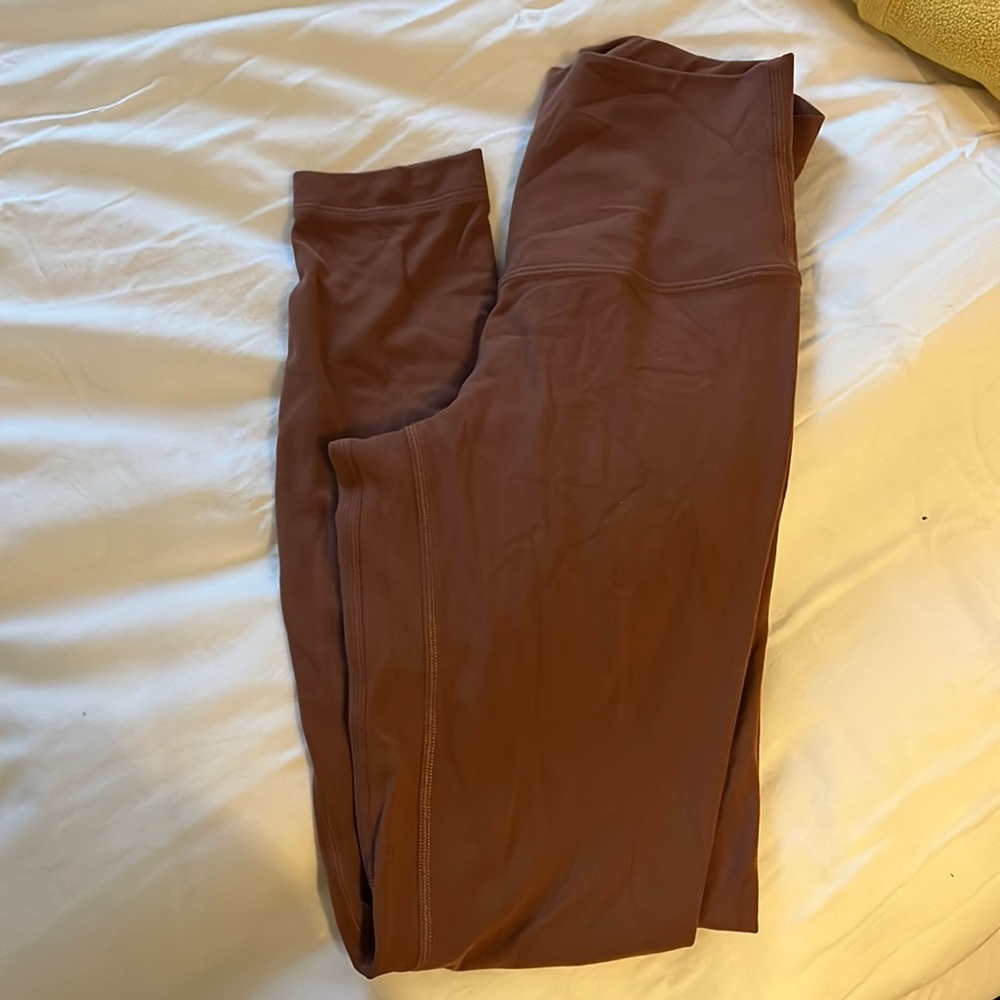 Ancient copper align leggings